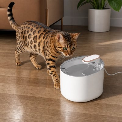 Fontaine a eau chat - Élégance moderne pour votre maison