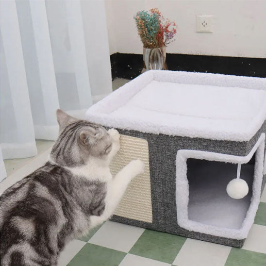Maison pour chat - Une maison pour chat confortable en toutes saisons