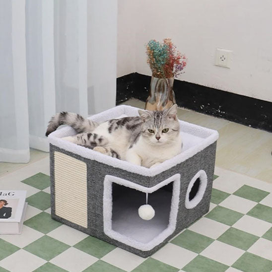 Maison pour chat - Son terrain privilégié tout en assurant la propreté de votre intéreur