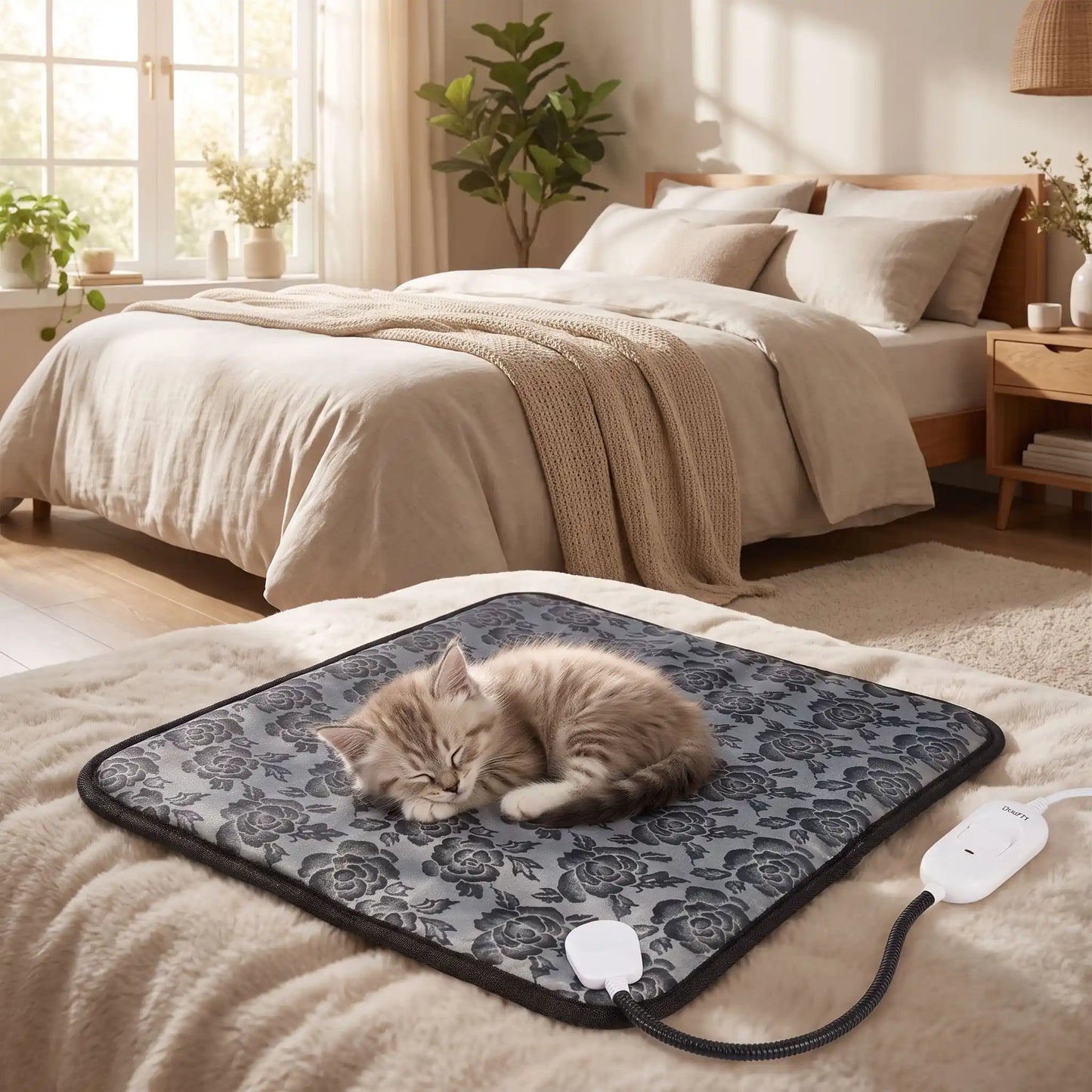 Tapis chauffant chaton - Un sommeil profond et réparateur pour votre petit félin
