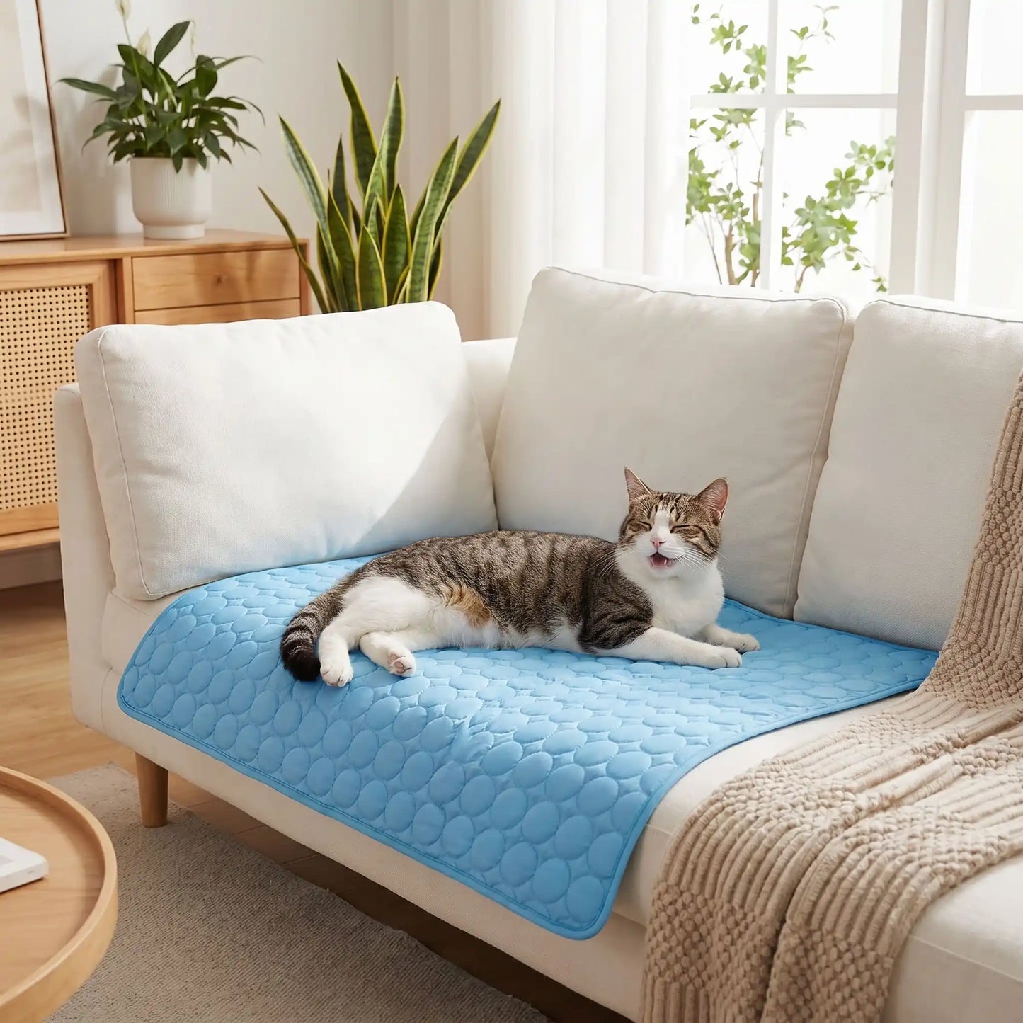 Tapis rafraichissant chat - Offrez la fraĂźcheur Ă votre compagnon
