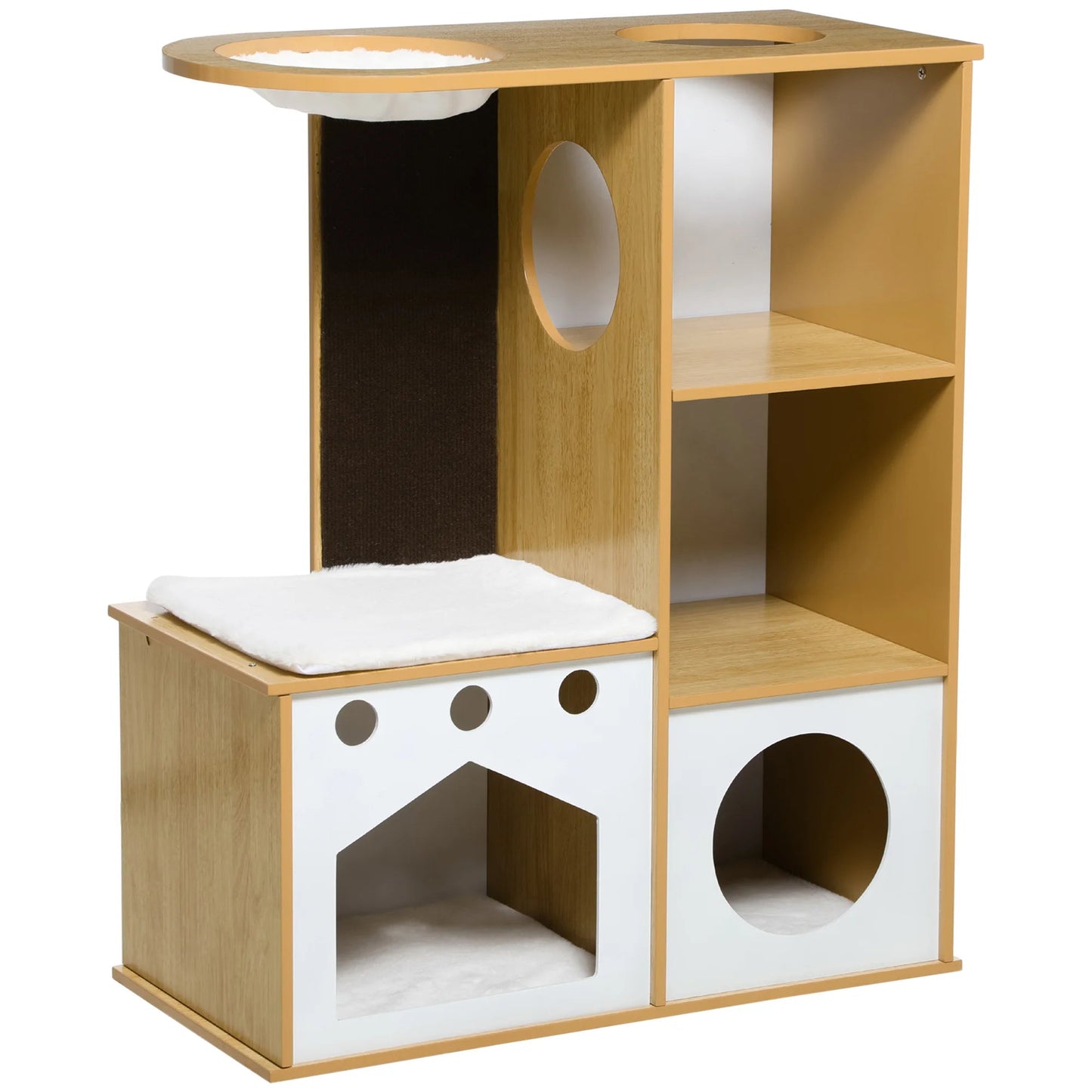 Arbre à chat en bois - GRATTOIRENBOISPOURCHAT™ - CHATS