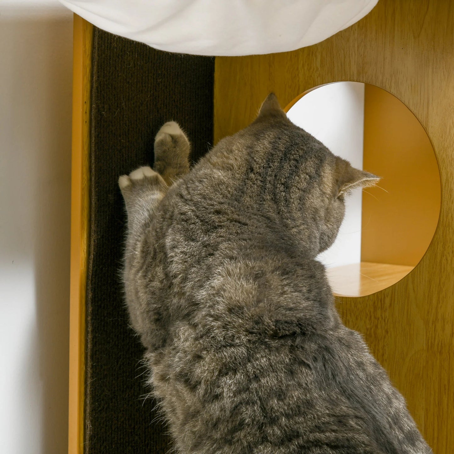 Arbre à chat en bois - GRATTOIRENBOISPOURCHAT™ - CHATS