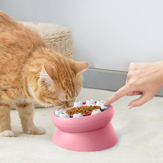 Gamelle chat surélevée - PUZZLEPOURCHAT™ - CHATS