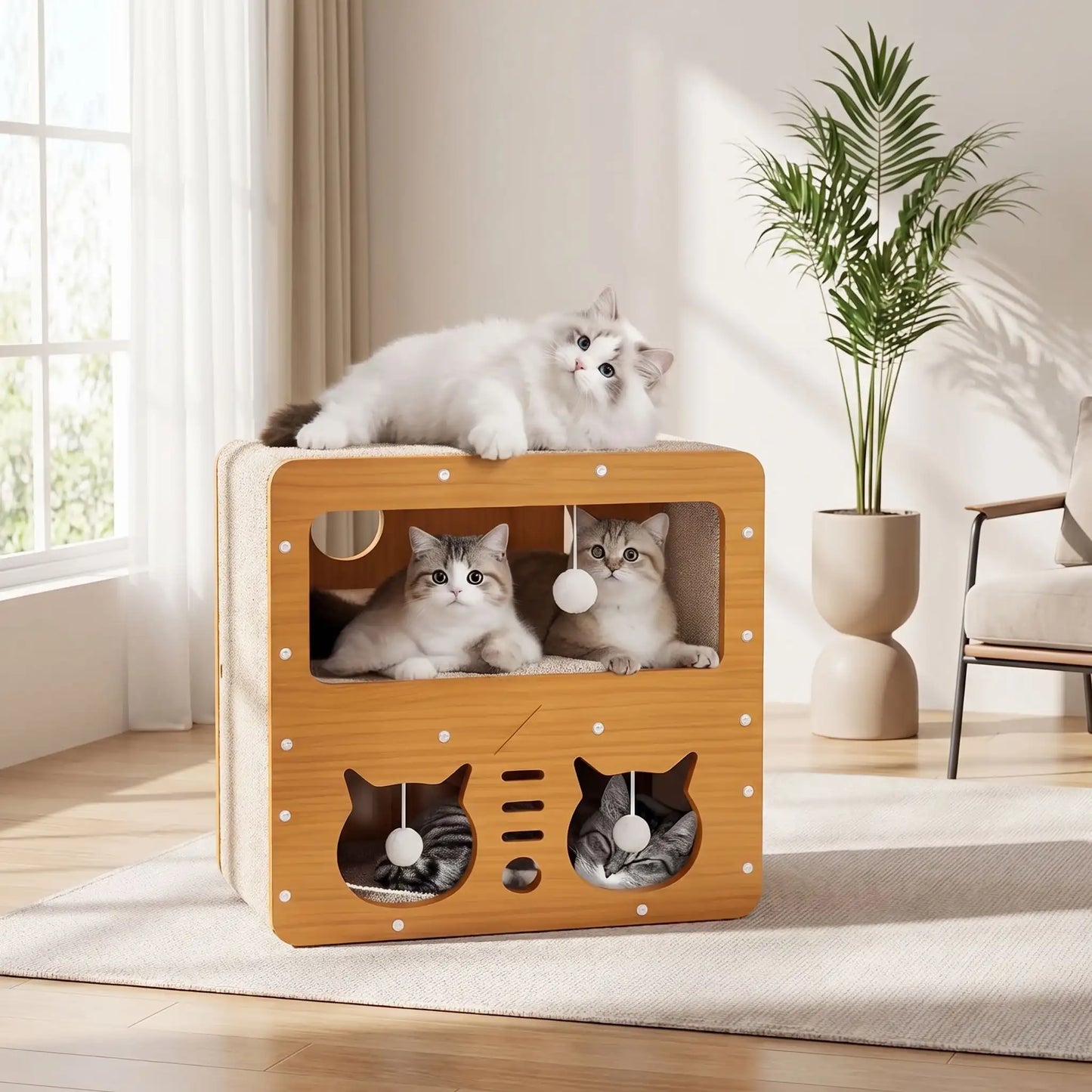 Griffoir maison pour chat - MAISONGRIFFESPOURCHAT™