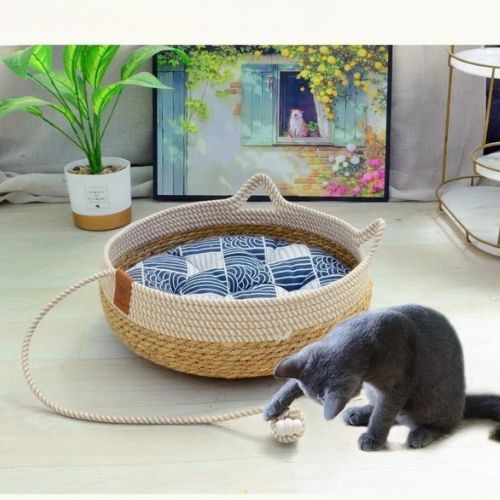 Panier chat osier - PANIERCHATOSIERâą - CHATS