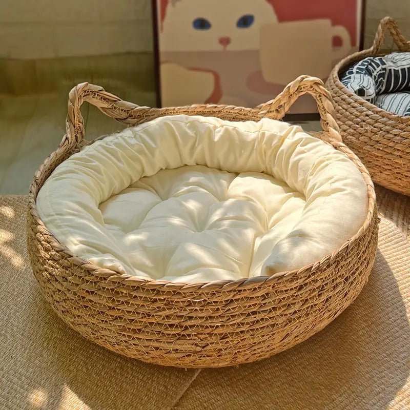Panier en osier pour chat - PANOSIERCHATâą - CHATS
