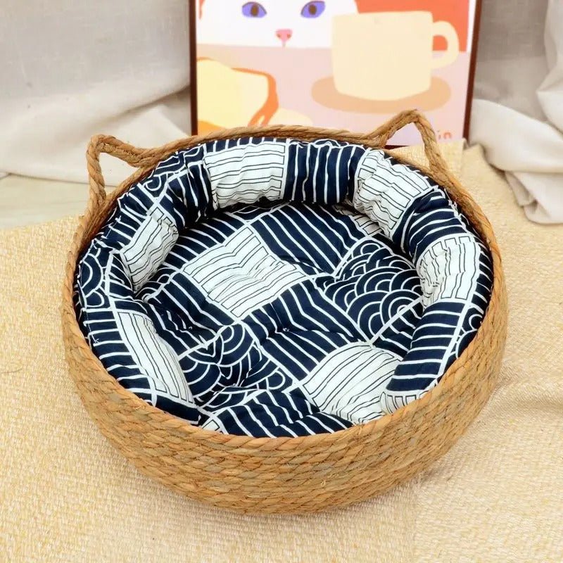 Panier en osier pour chat - PANOSIERCHATâą - CHATS
