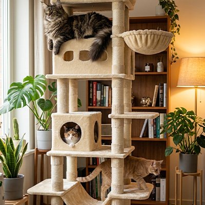 Arbre a chat - Confort adapté à tous les moments de la journée