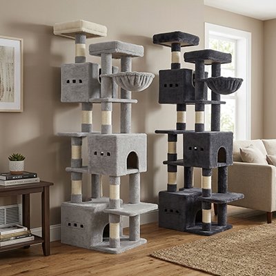 Arbre a chat - Place à une structure pensée pour combler tous les instincts de votre félin