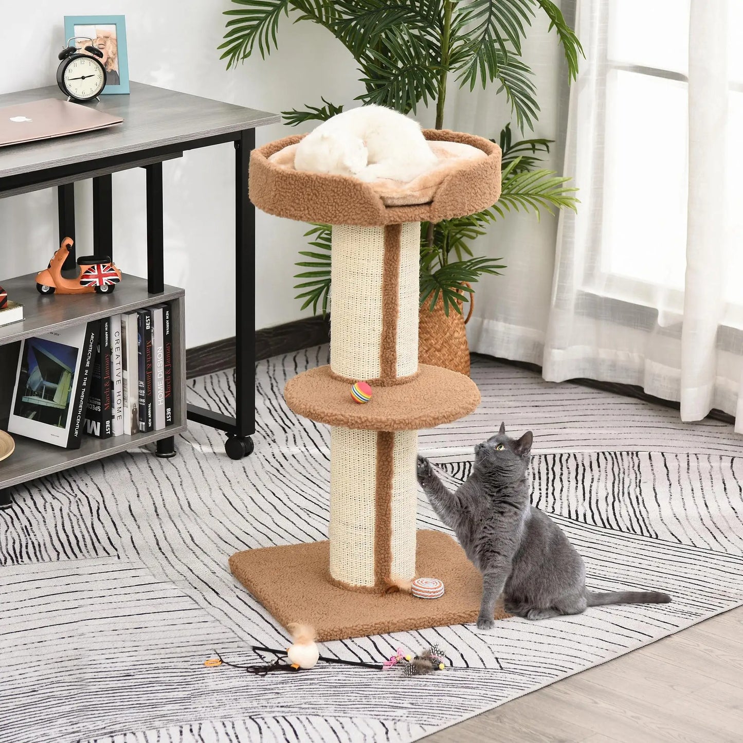 Arbre à chat en bois - La solution idéale pour votre félin