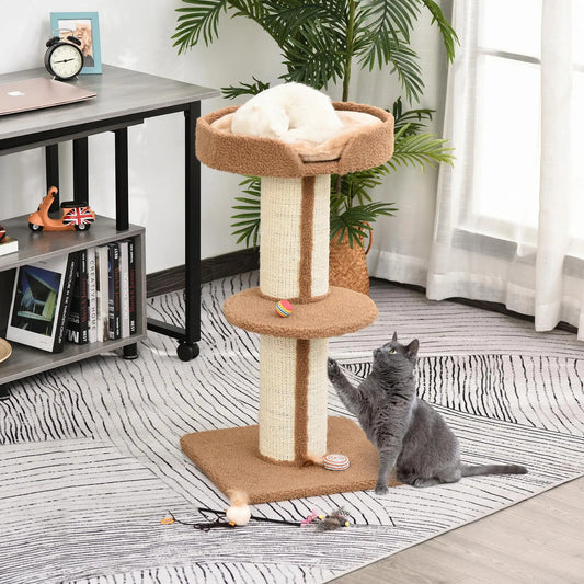 Arbre à chat en bois - La solution idéale pour votre félin