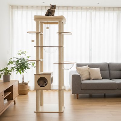 Arbre a chat en bois - l'alternative appropriée que votre félin choisira naturellement