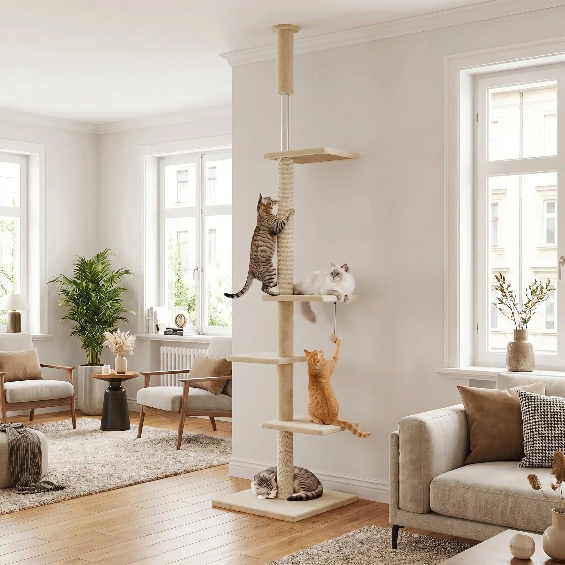 Arbre à chat - Beige