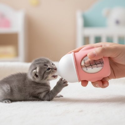 Biberon chaton - Protégez la santé fragile de votre petit compagnon