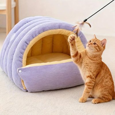 Coussin chauffant chat - Quand élégance rime avec instinct félin