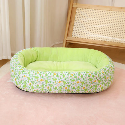 Coussin chauffant chat - Vert