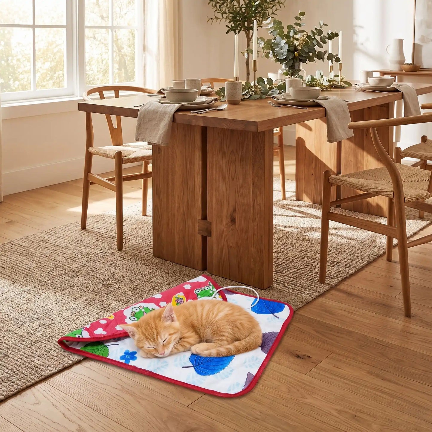 Couverture chauffante chaton  - Chaleur douce sur mesure