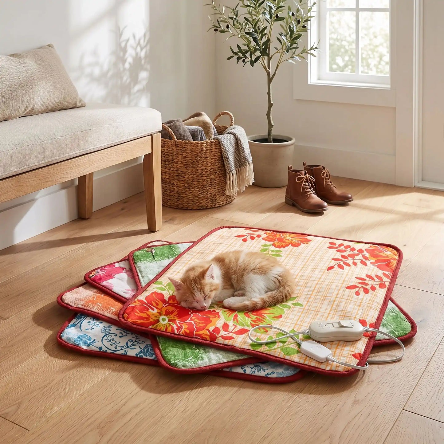 Couverture chauffante chaton  - Le bonheur visible au quotidien