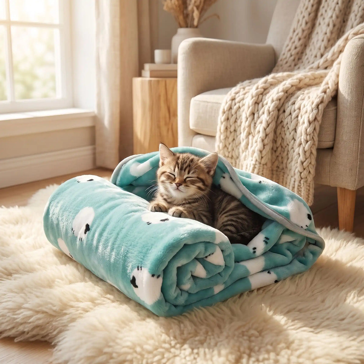 Couverture chauffante chaton - La température parfaite sans jamais transpiirer