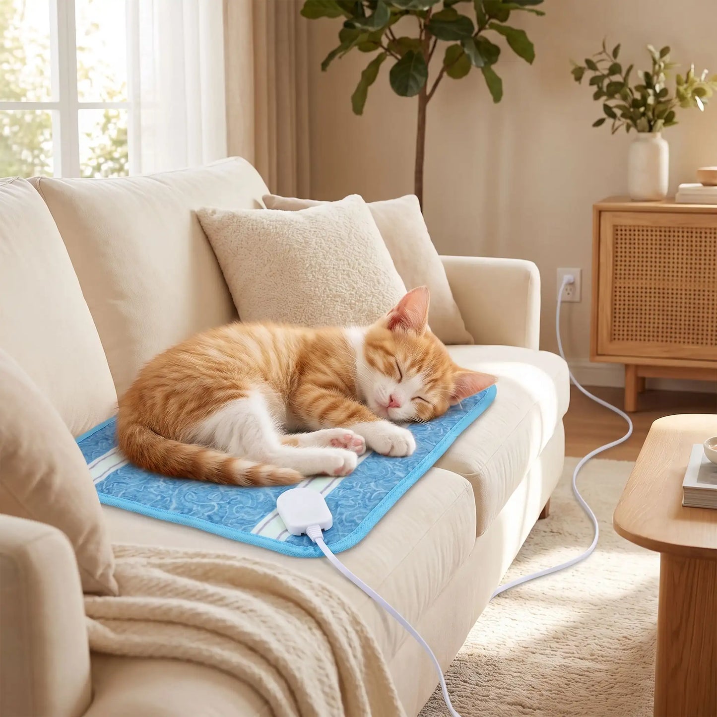 Couverture chauffante chaton  - Quand confort rime avec sécurité