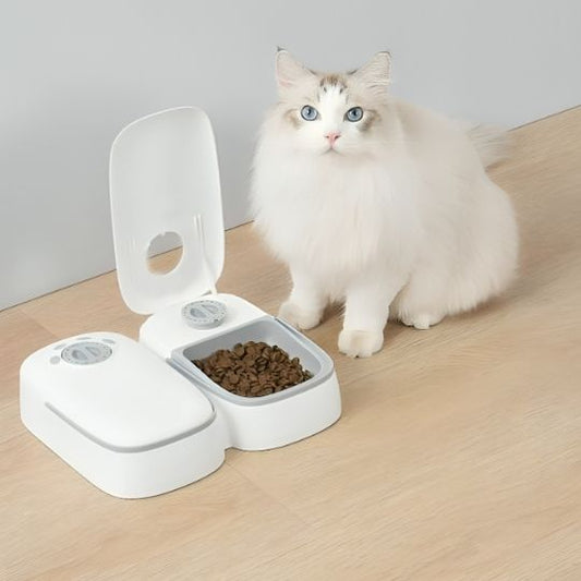 Distributeur automatique de croquettes pour chat : Alimentation contrôlée et tranquillité d'esprit