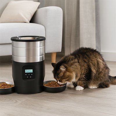 Distributeur croquette chat - Un allié précieux contre l'obésité et les troubles digestifs