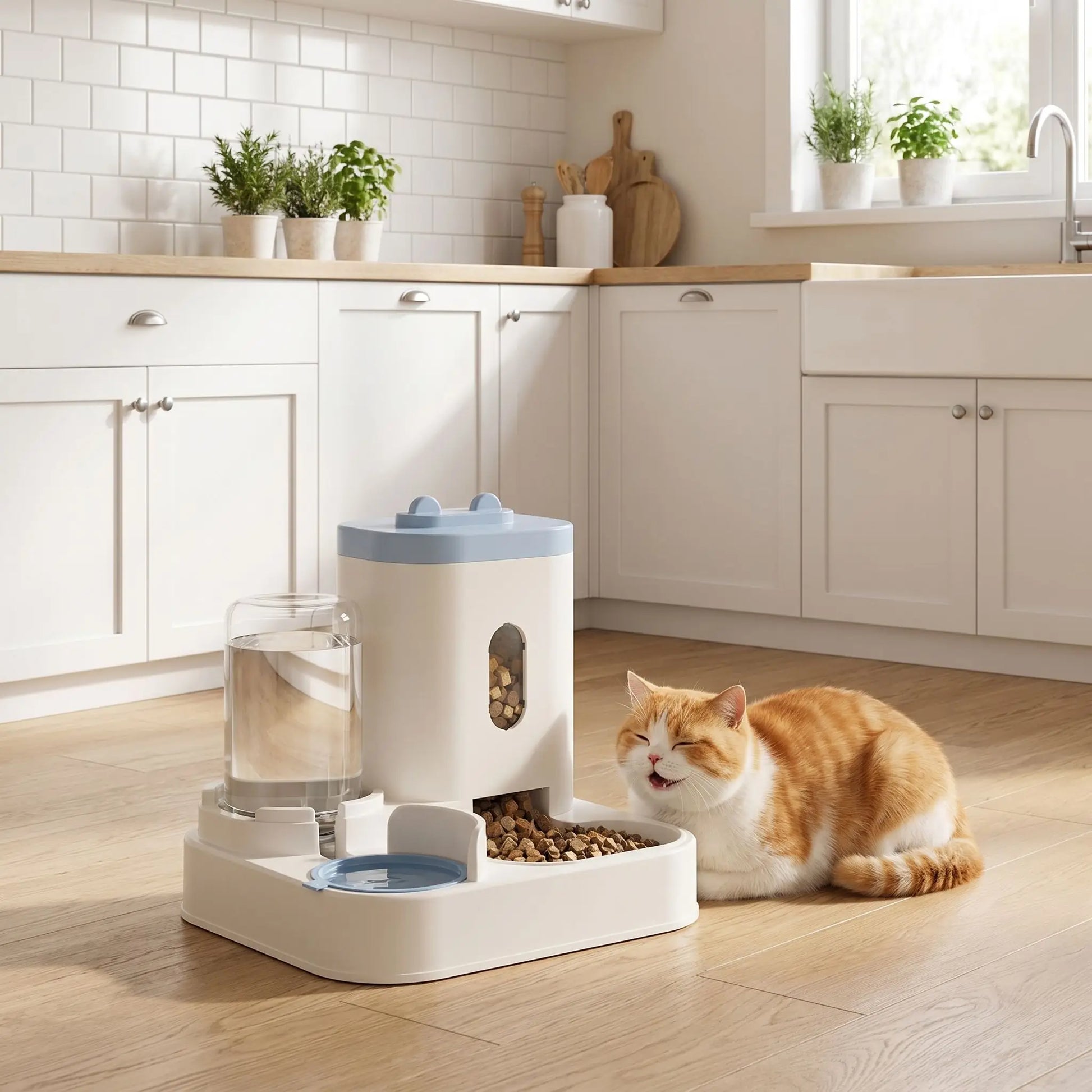 Distributeur de croquettes pour chat - Alimentation contrôlée et tranquillité
