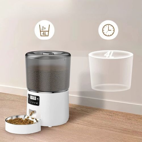 Distributeur de croquettes pour chat - Capacité de 4 litres