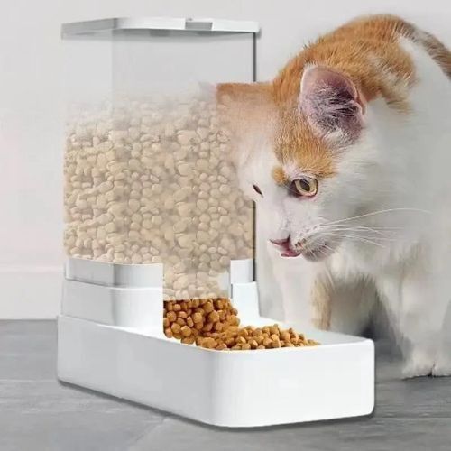 Distributeur de croquettes pour chat - Mangeoire automatique