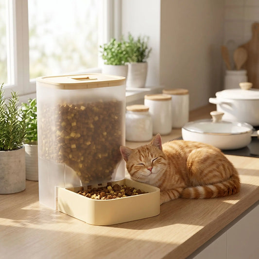 Distributeur de croquettes pour chat - Offrez-vous cette tranquillité d'esprit