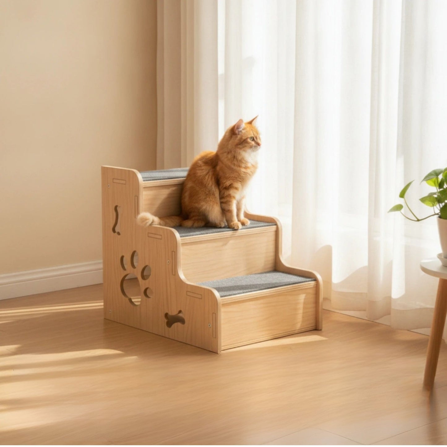 Escalier pour chat -  Cette liberté qui change tout