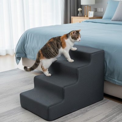 Escalier pour chat - Design discret pour votre décoration