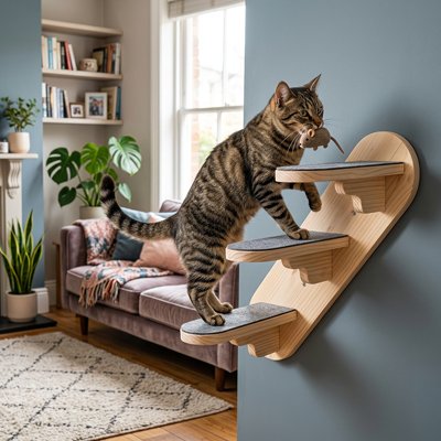 Escalier pour chat - Parcours vertical qui épargne vos meubles