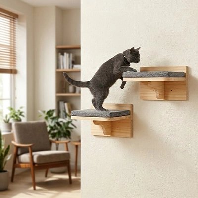 Escalier pour chat - Quand fonctionnalité rime avec esthétique scandinave