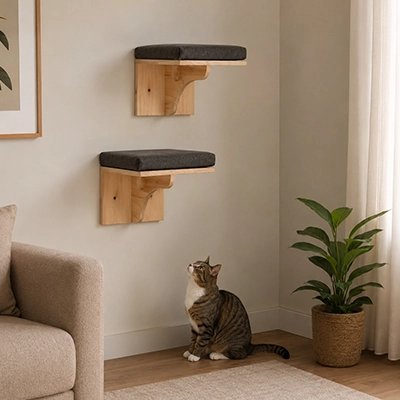 Escalier pour chat - Une surface propre et accueillante