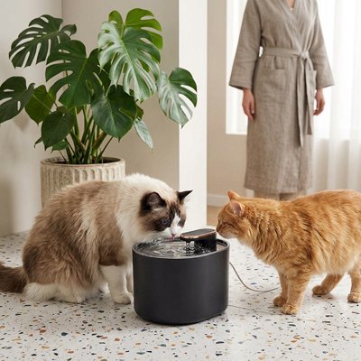Fontaine a eau chat - Votre compagnon enfin désaltéré