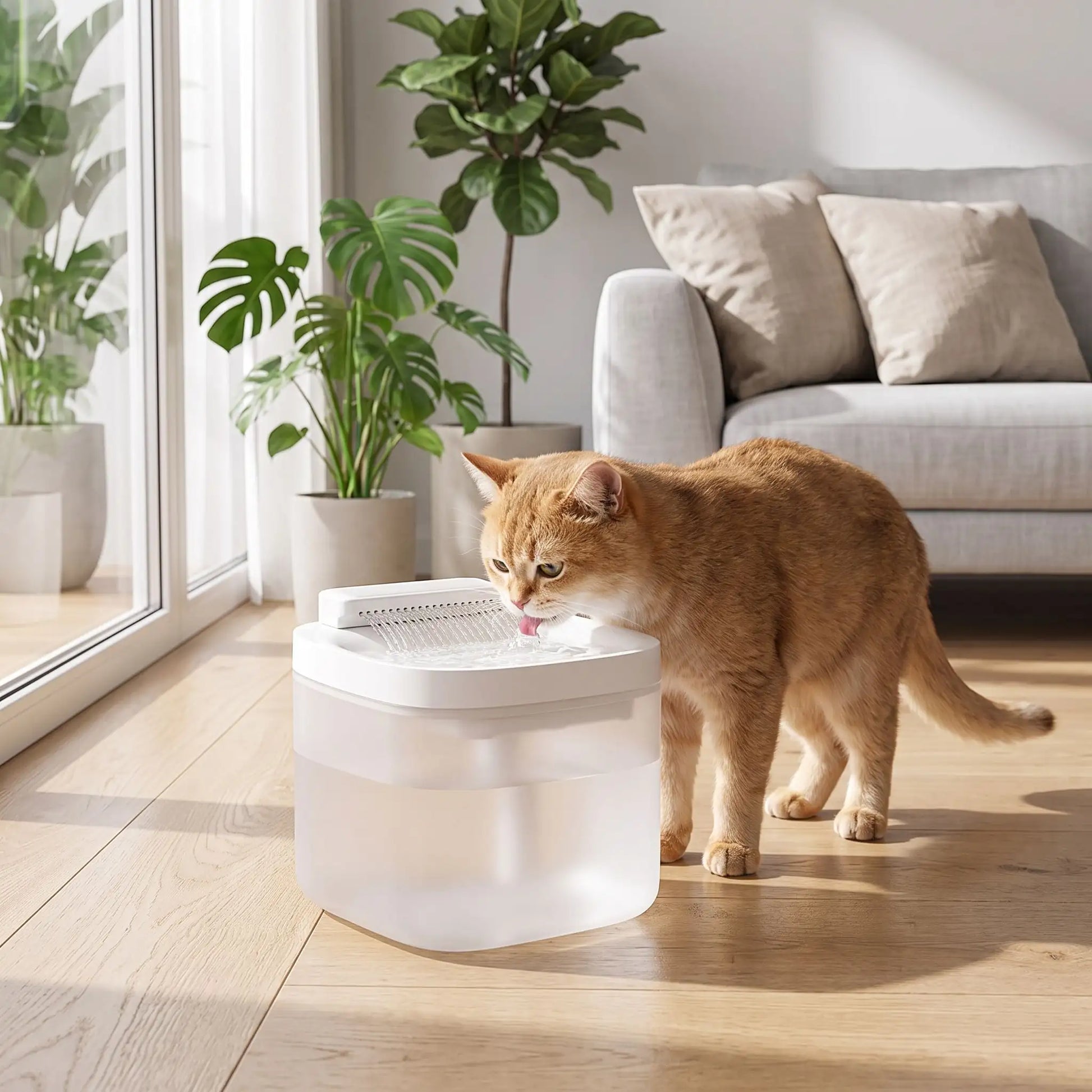 Fontaine eau chat - Une eau toujours propre, pure et saine