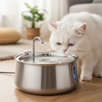 Fontaine à eau pour chat - Hydratation optimisée