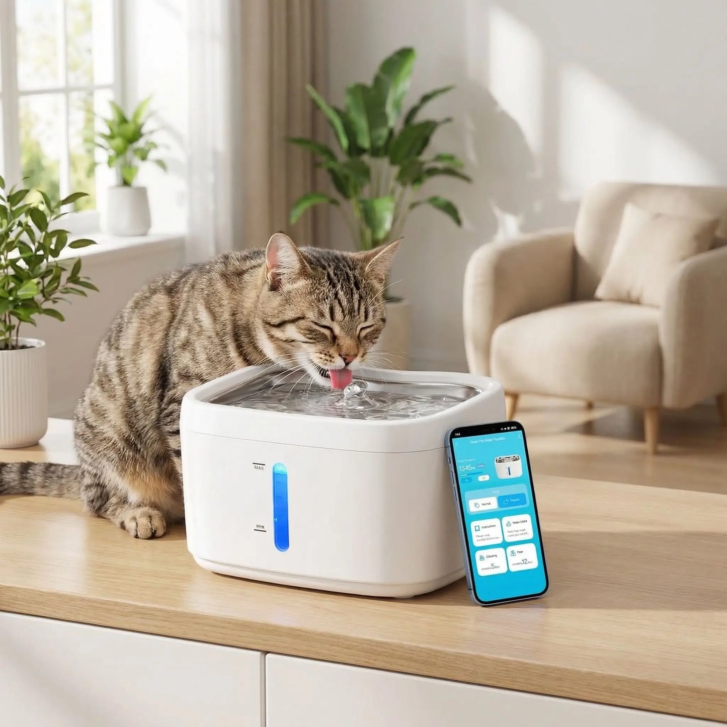 Fontaine à eau pour chat - L'eau qu'il mérite vraiment