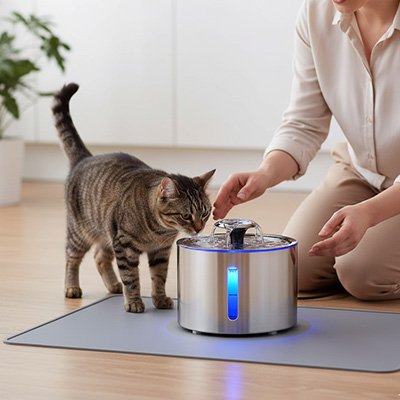 Fontaine à eau pour chat - La sécurité sanitaire qui rassure les propriétaires attentionnés