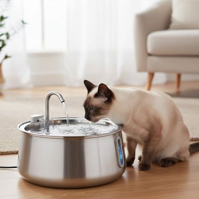 Fontaine à eau pour chat -  Les chats sont attirés par l'eau en mouvement