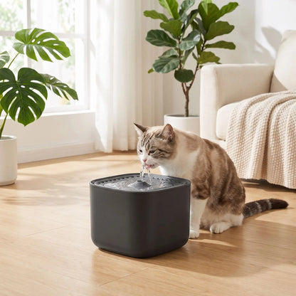 Fontaine à eau pour chat - Noir