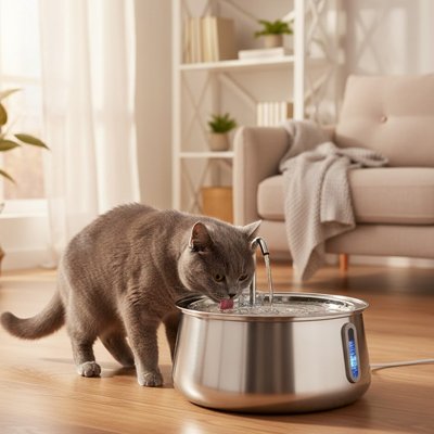 Fontaine à eau pour chat -  Quand l'hydratation devient un plaisir partagé