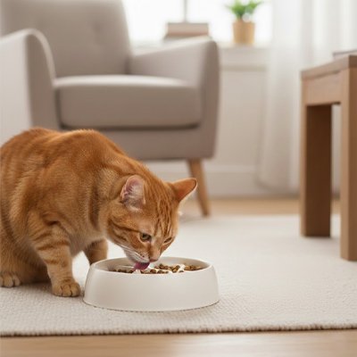 Gamelle anti glouton chat - Design adapté à tous les environnements