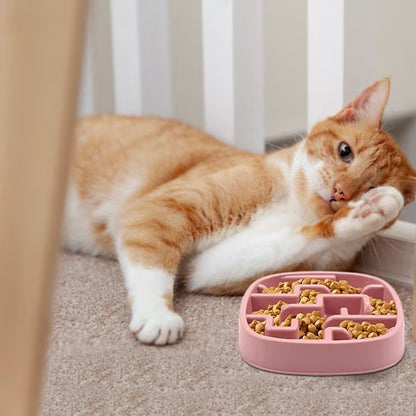 Gamelle anti glouton chat - La fin des problèmes digestifs grâce au ralentissement naturel