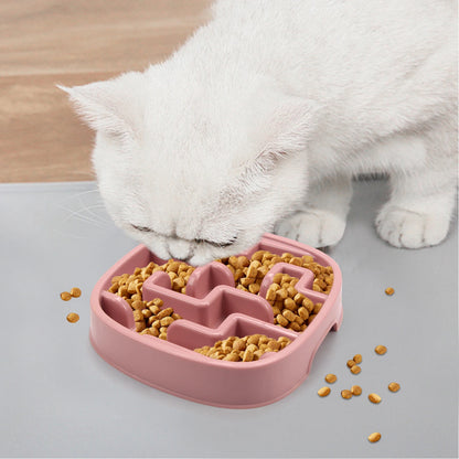 Gamelle anti glouton chat - La solution idéale pour les repas de votre félin