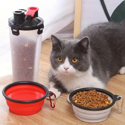 Gamelle chat - Compact et pliable