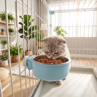 Gamelle chat - Fini le stress quotidien des repas renversés