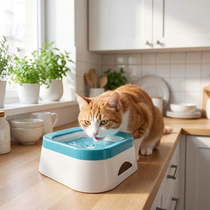 Gamelle pour chat - Bleu